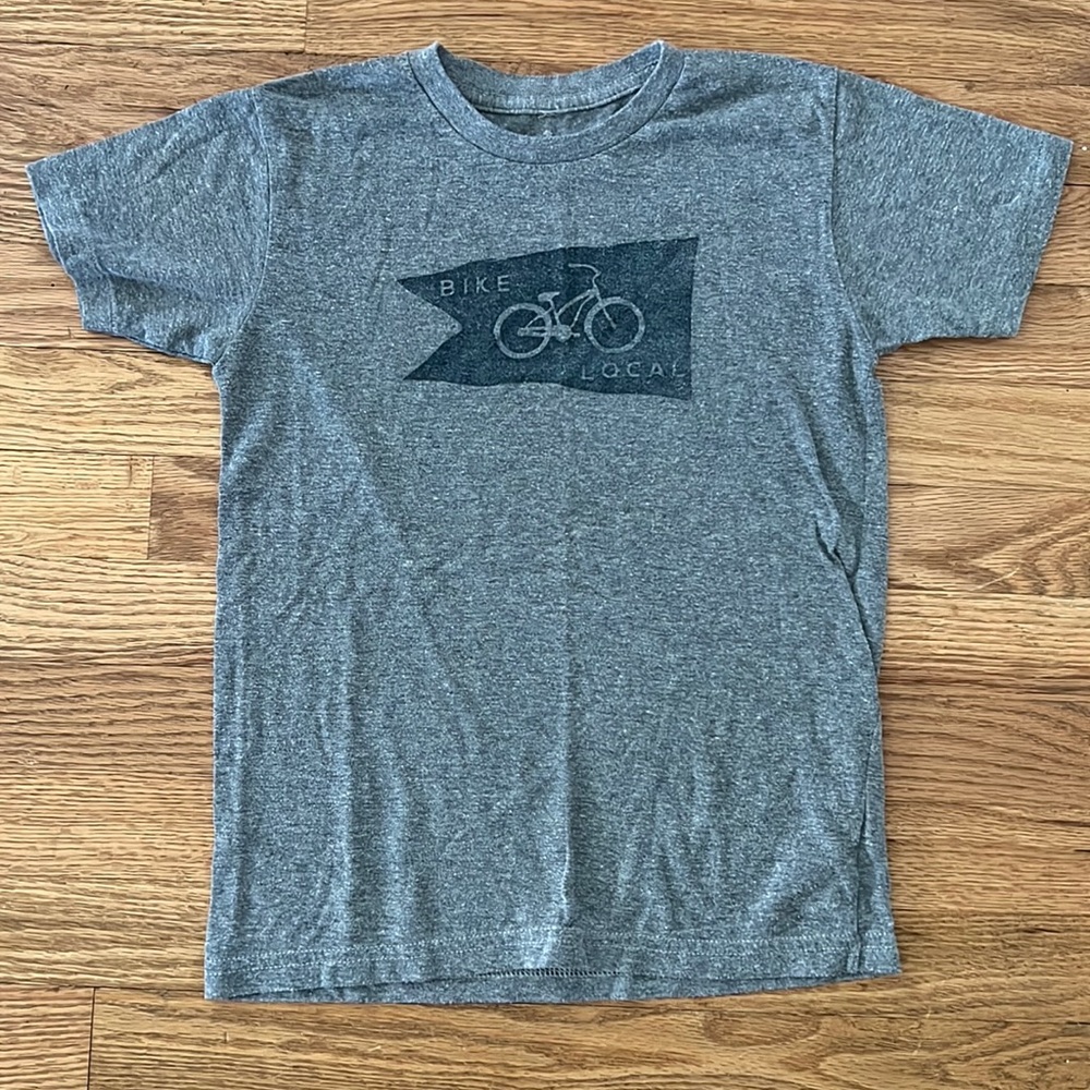 Locally Grown “Bike Local” kids tee